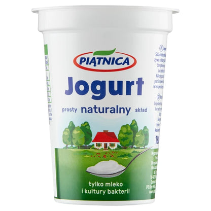 PIĄTNICA - JOGURT NATURALNY 180G