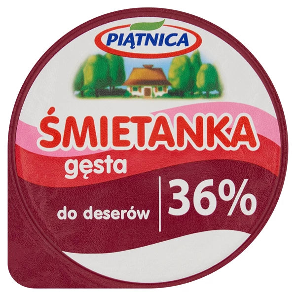 PIĄTNICA - ŚMIETANA 36% 200G