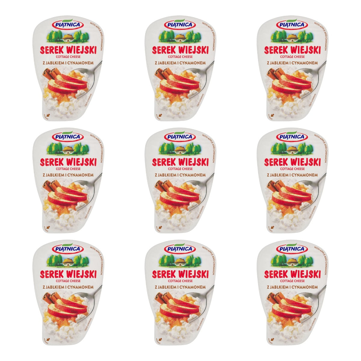 PIĄTNICA - SEREK WIEJSKI JABŁKO CYNAMON 150G