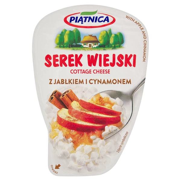 PIĄTNICA - SEREK WIEJSKI JABŁKO CYNAMON 150G