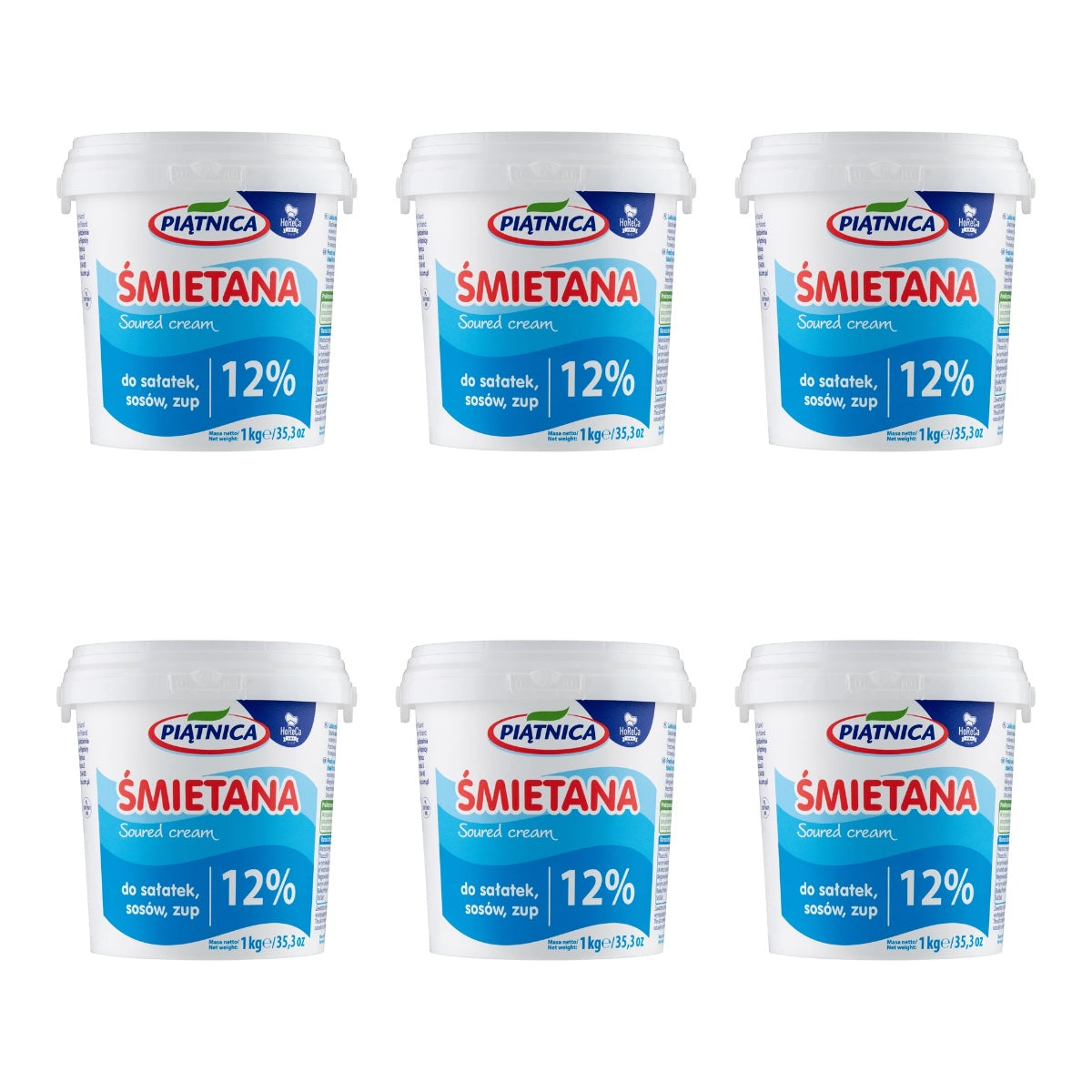 PIĄTNICA - ŚMIETANA 12% 1KG