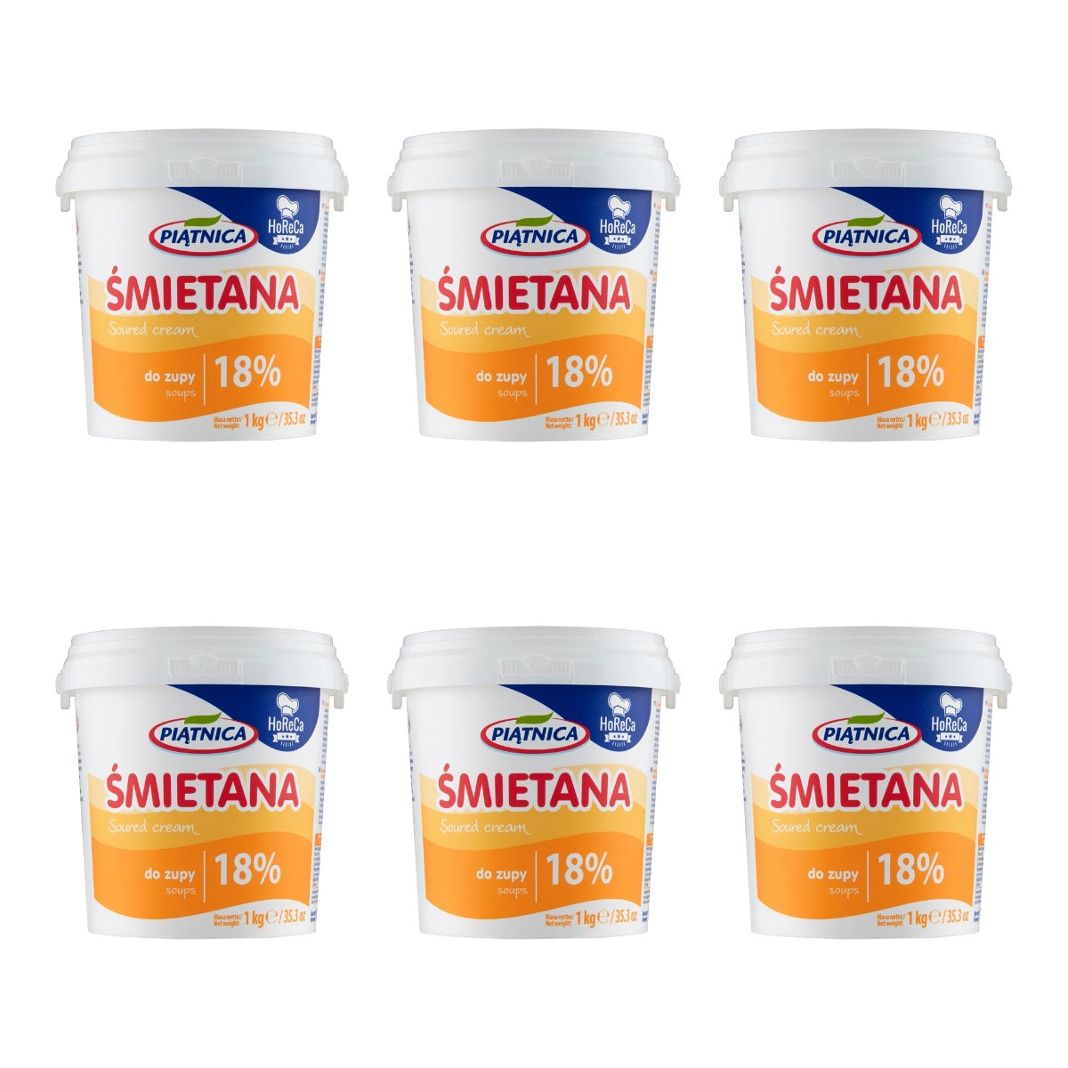 PIĄTNICA - ŚMIETANA 18% 1KG