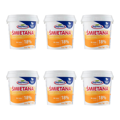 PIĄTNICA - ŚMIETANA 18% 1KG