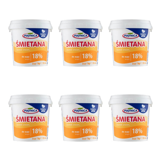 PIĄTNICA - ŚMIETANA 18% 1KG