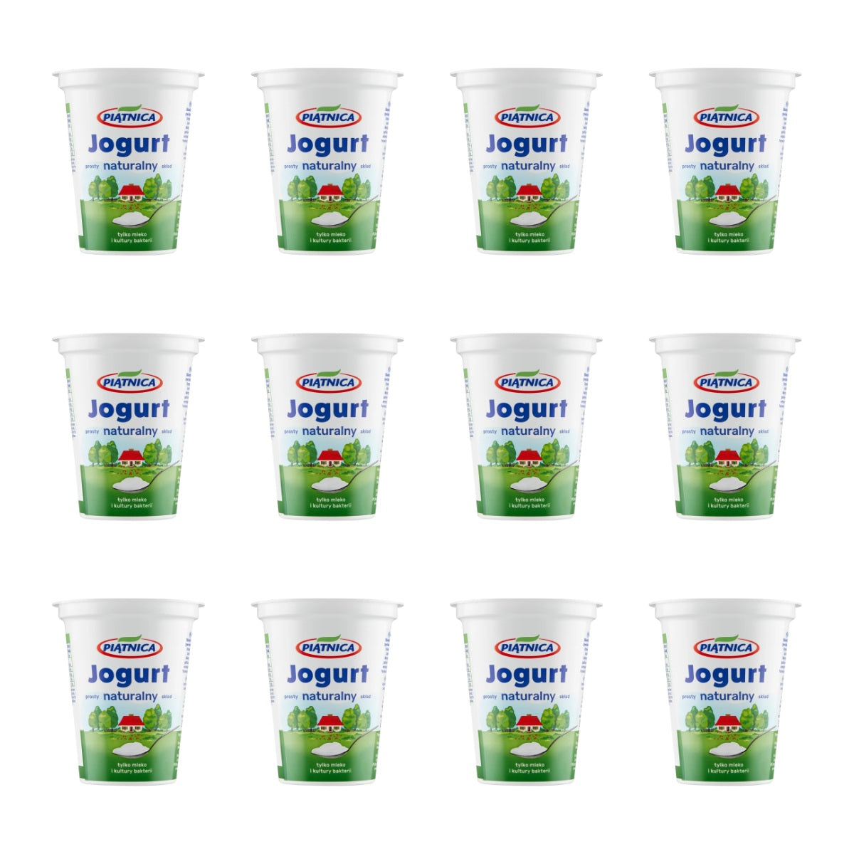 PIĄTNICA - JOGURT NATURALNY 2% 330G