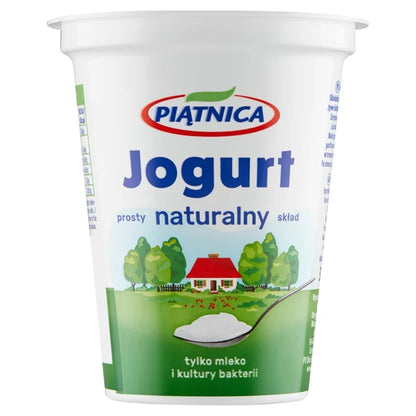 PIĄTNICA - JOGURT NATURALNY 2% 330G
