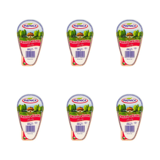PIĄTNICA - TWARÓG WIEJSKI TŁUSTY 250G