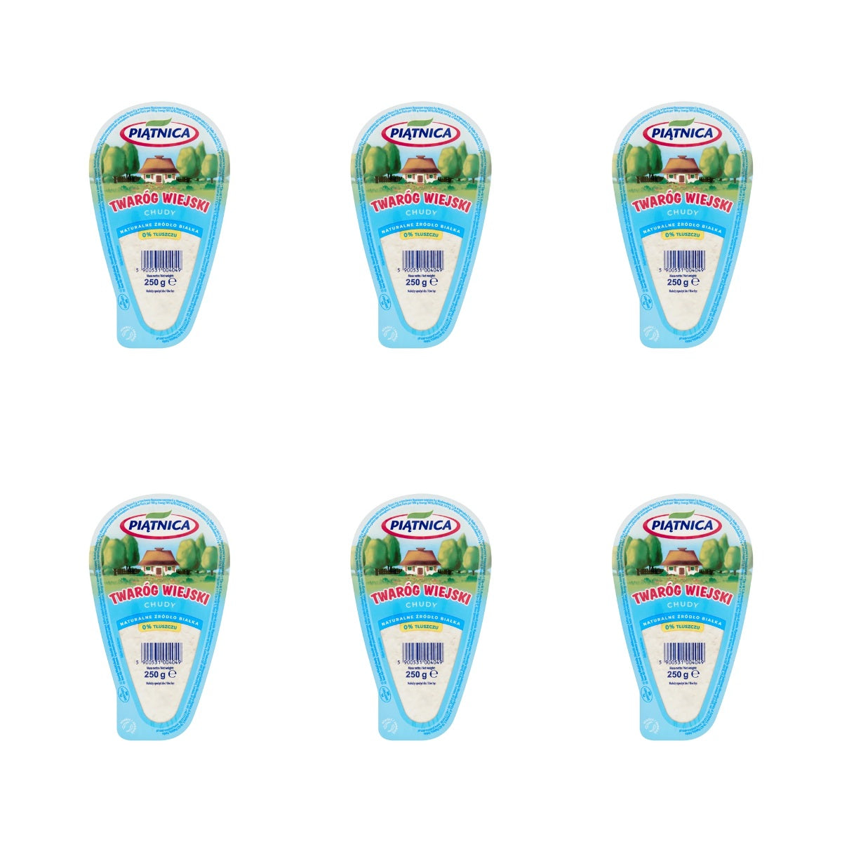 PIĄTNICA - TWARÓG WIEJSKI CHUDY 250G