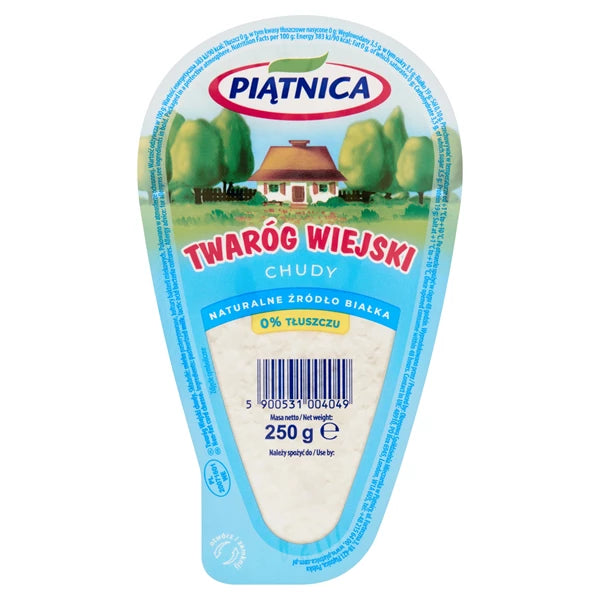 PIĄTNICA - TWARÓG WIEJSKI CHUDY 250G