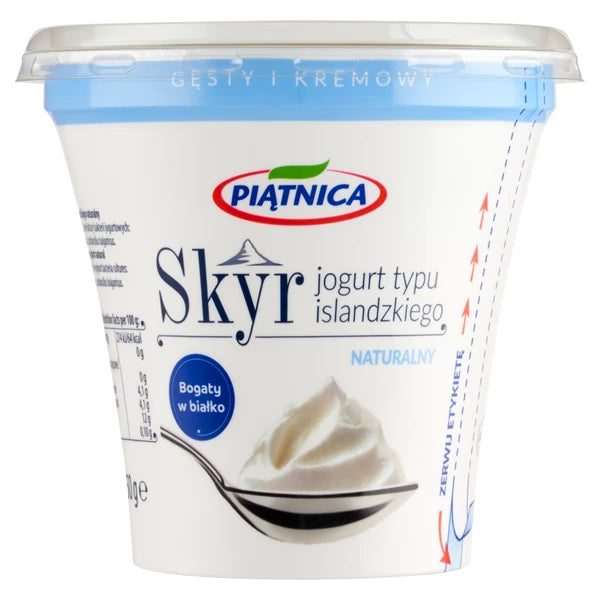 PIĄTNICA - JOGURT SKYR NATURALNY 450G