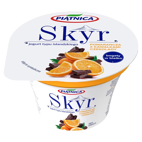 PIĄTNICA - JOGURT SKYR POMARAŃCZ-CZEKOLADA 150G