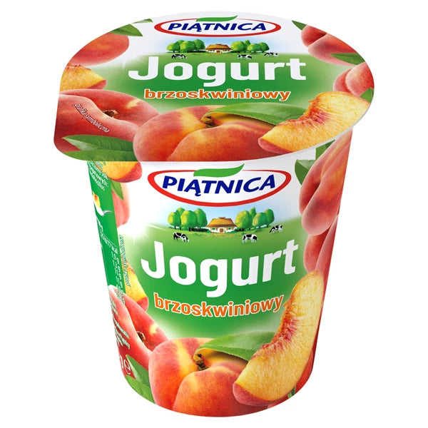 PIĄTNICA - JOGURT BRZOSKWINIOWY   150G