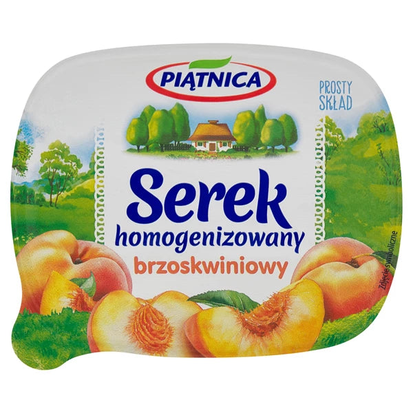 PIATNICA  SEREK HOMO BRZOSKWINIA   150G