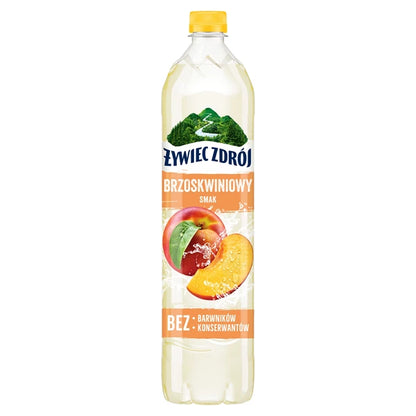 ŻYWIEC - WODA Z NUTĄ BRZOSKWINIA Z SOKIEM KAUCJA 1,2L