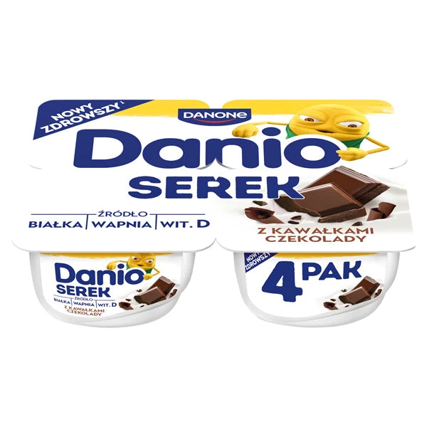 DANONE - SEREK DANIO EXTRA Z CZEKOLADĄ 4X130G