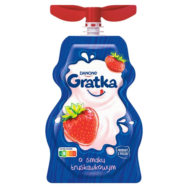 JOGURT GRATKA TRUSKAWKA SASZETKA  65G