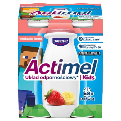 DANONE - JOGURT ACTIMEL KIDS TRUSKAWKA/BANAN  4X100G
