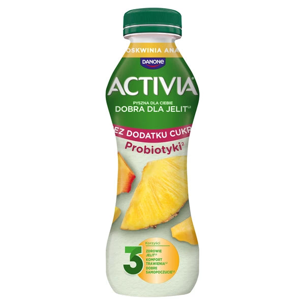 DANONE - ACTIVIA DRINK ANANAS/BRZOSKWINIA/BANAN 270G