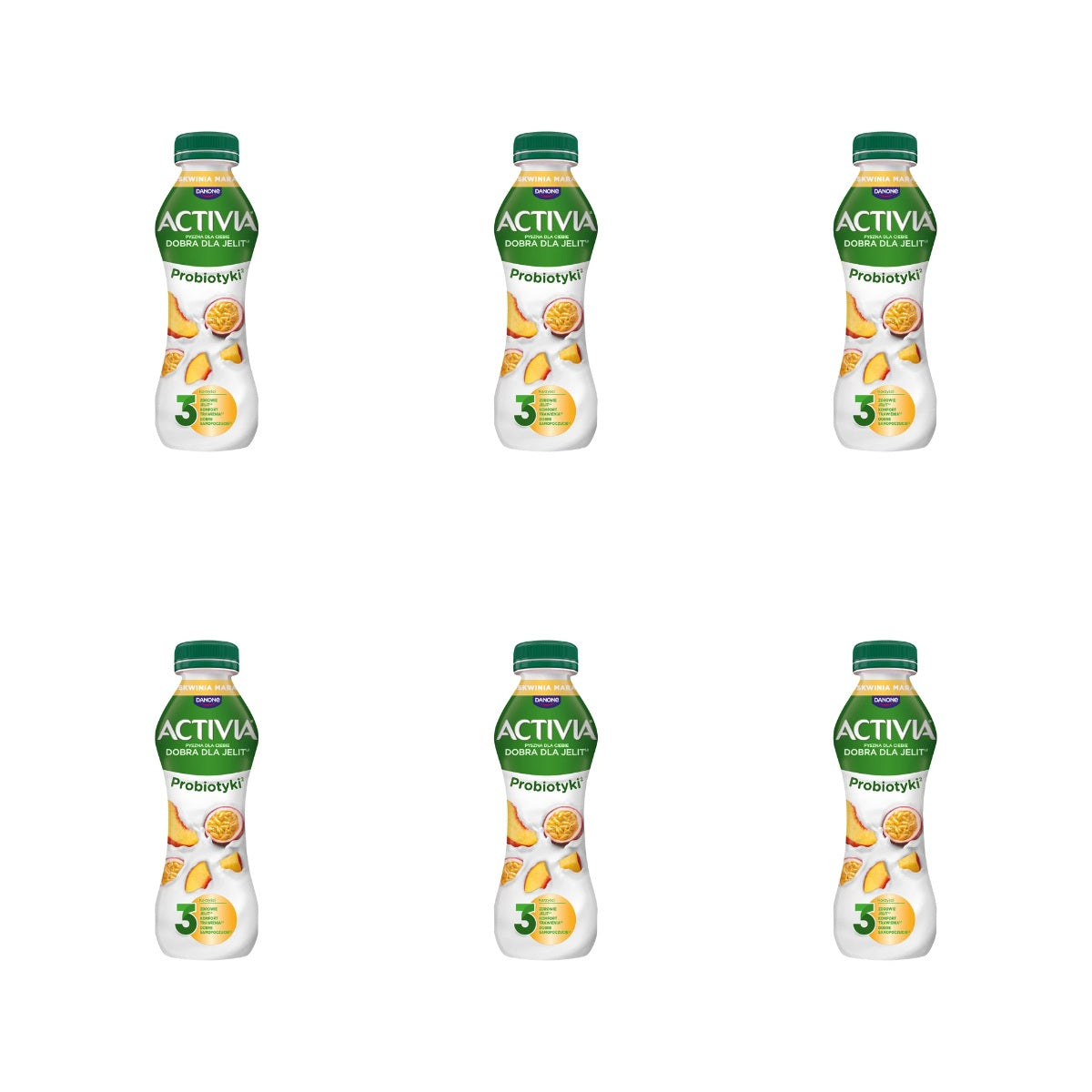 DANONE - ACTIVIA DRINK BRZOSKWINIA/MARACUJA 280G