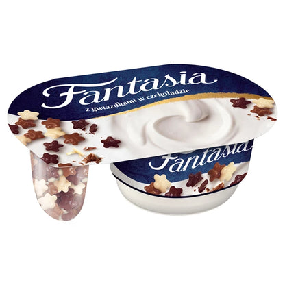 DANONE - JOGURT FANTASIA GWIAZDKI CZEKOLADOWE 102G