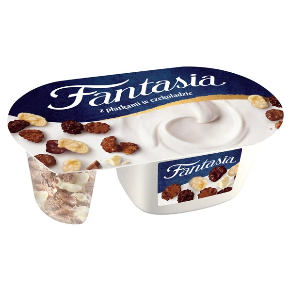 DANONE - JOGURT FANTASIA PŁATKI CZEKOLADY 102G