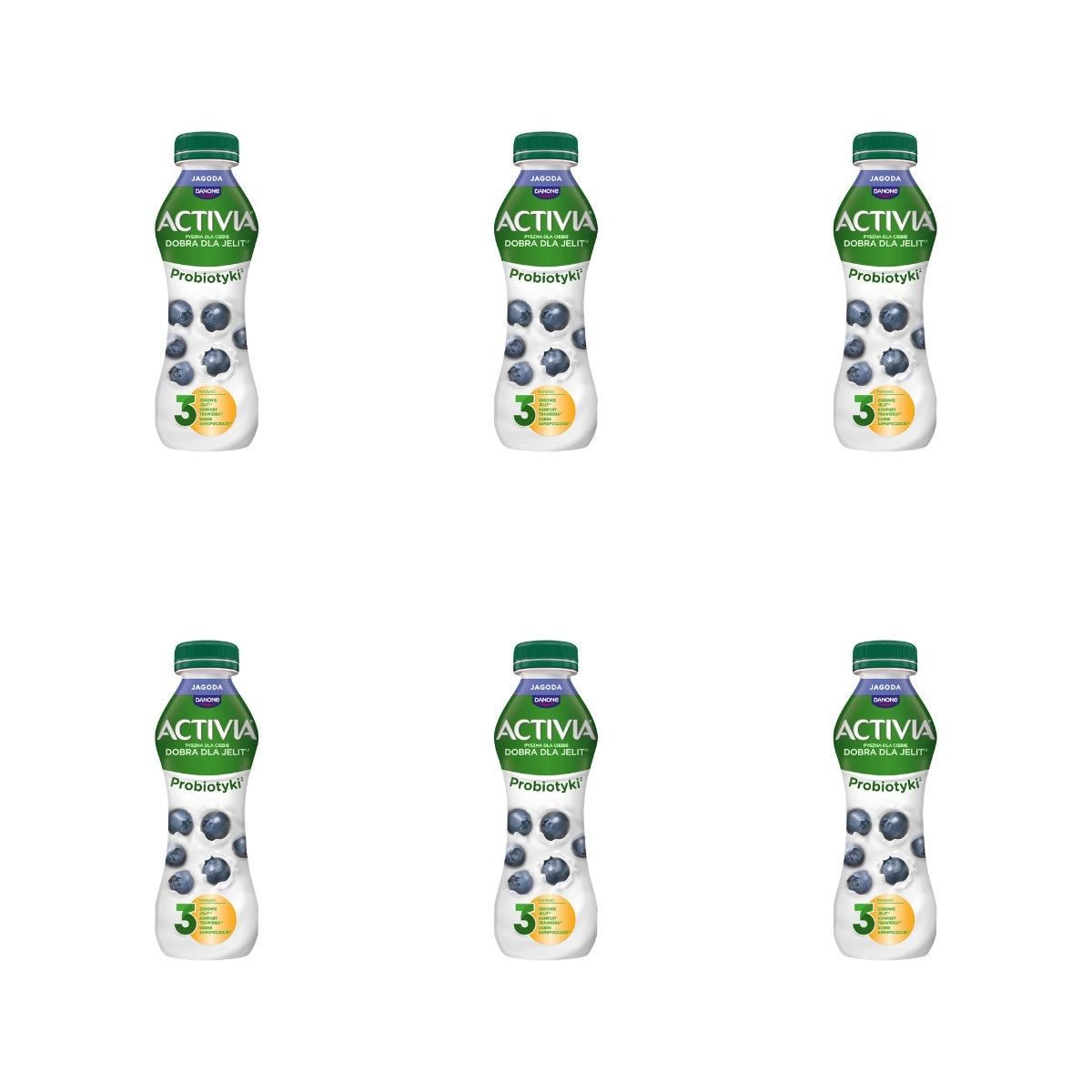 DANONE - ACTIVIA DRINK JAGODA/BORÓWKA 280G