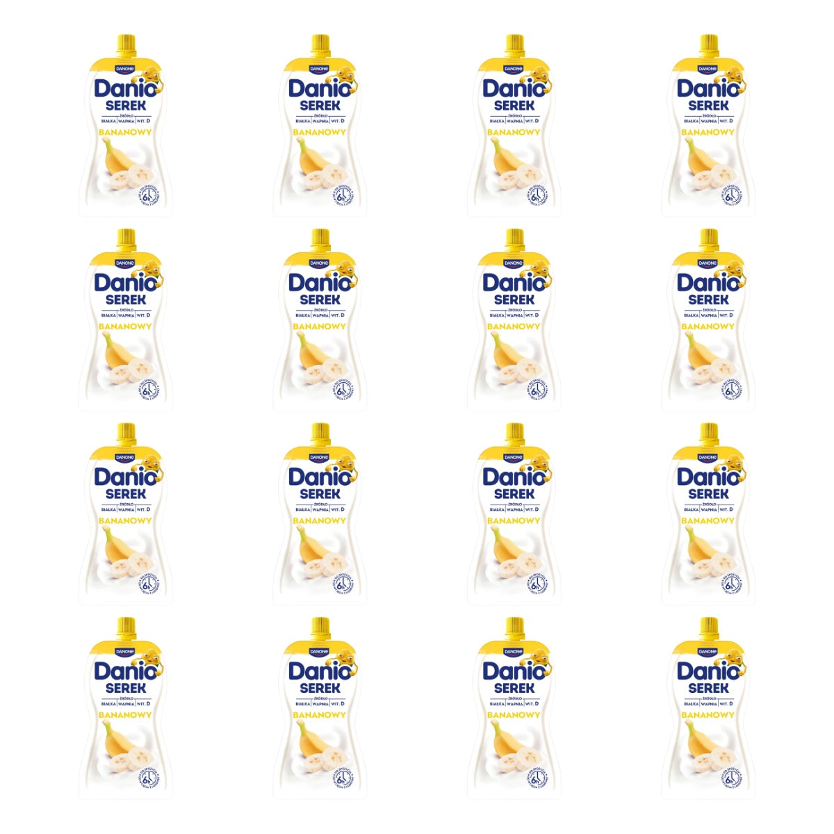 DANIO SEREK BANANOWY W SASZETCE 120G