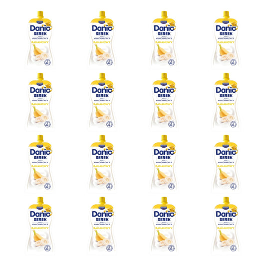 DANIO SEREK BANANOWY W SASZETCE 120G