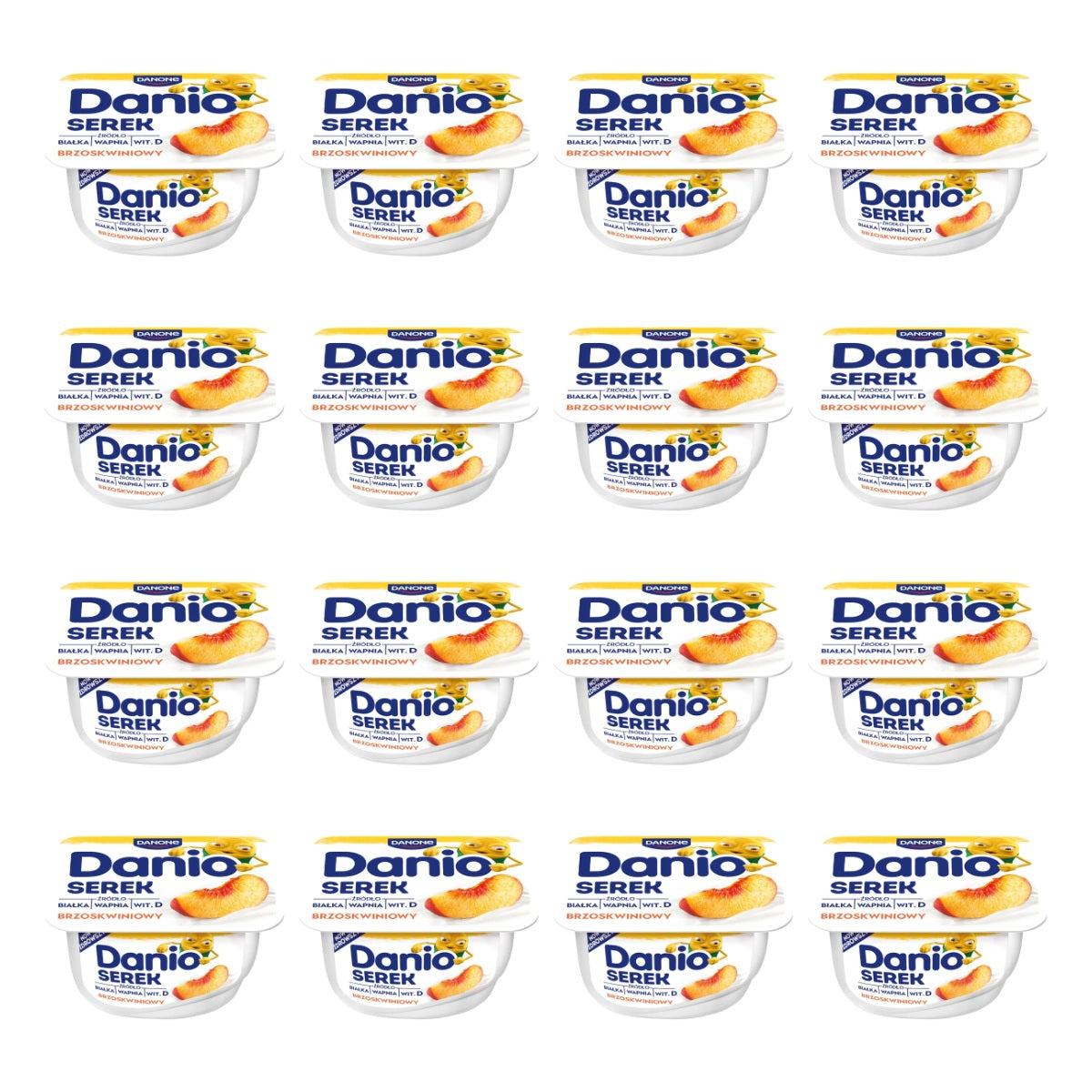 DANIO - SEREK BRZOSKWINIOWY 130G