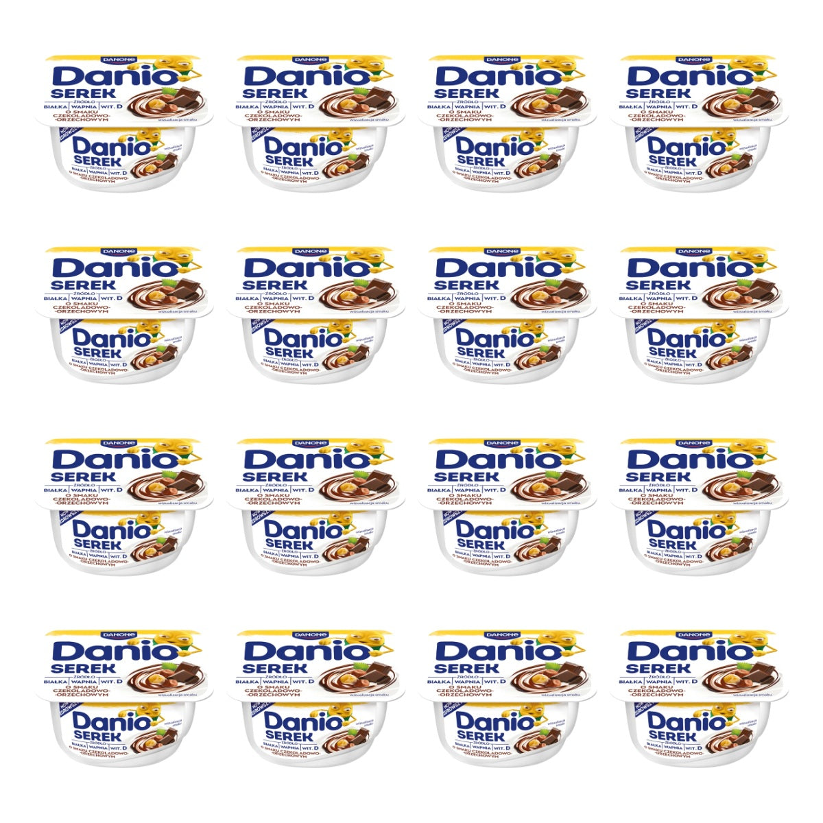DANIO - SEREK CZEKOLADOWO-ORZECHOWY 130G