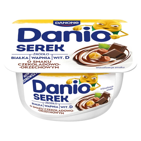 DANIO - SEREK CZEKOLADOWO-ORZECHOWY 130G