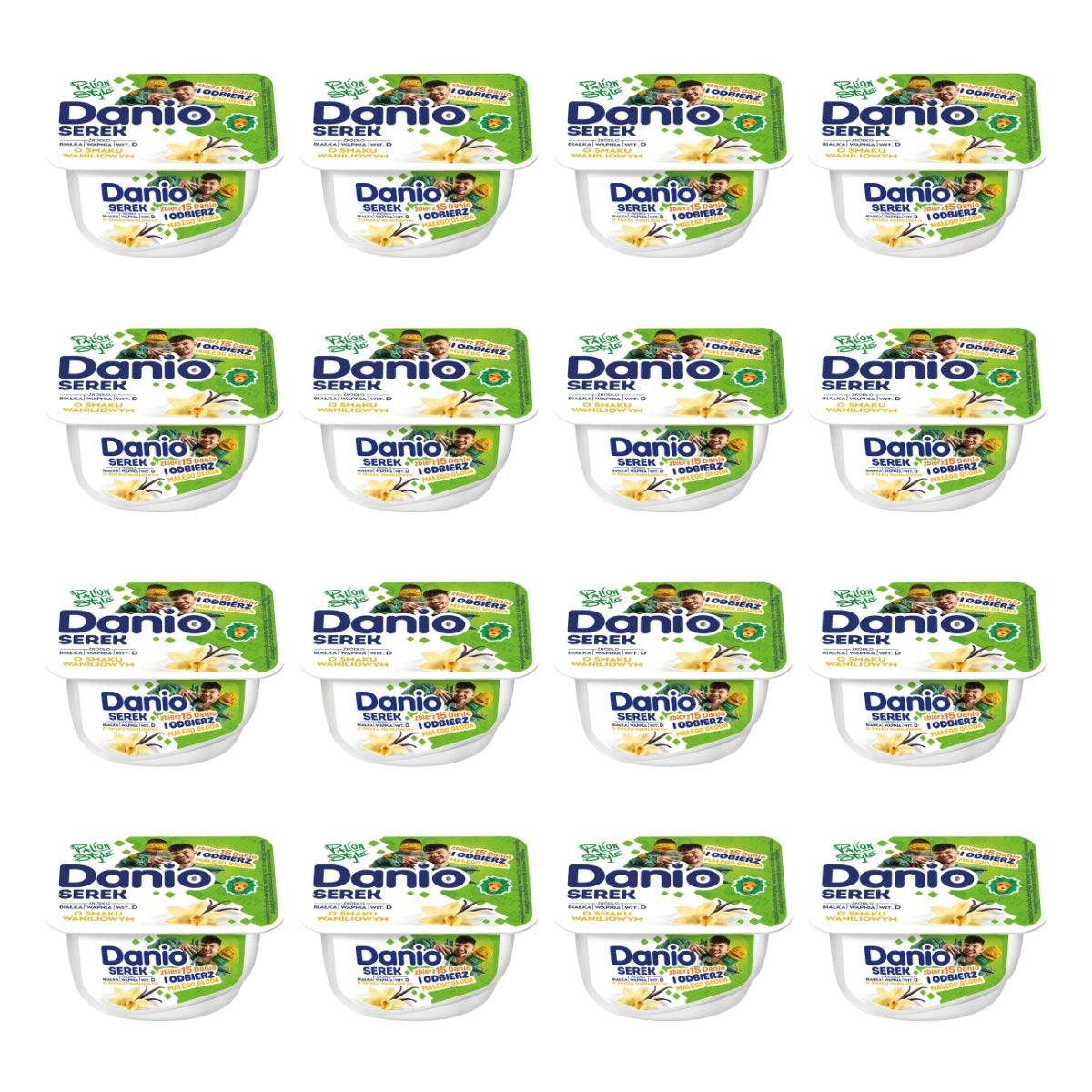 DANIO - SEREK WANILIOWY 130G