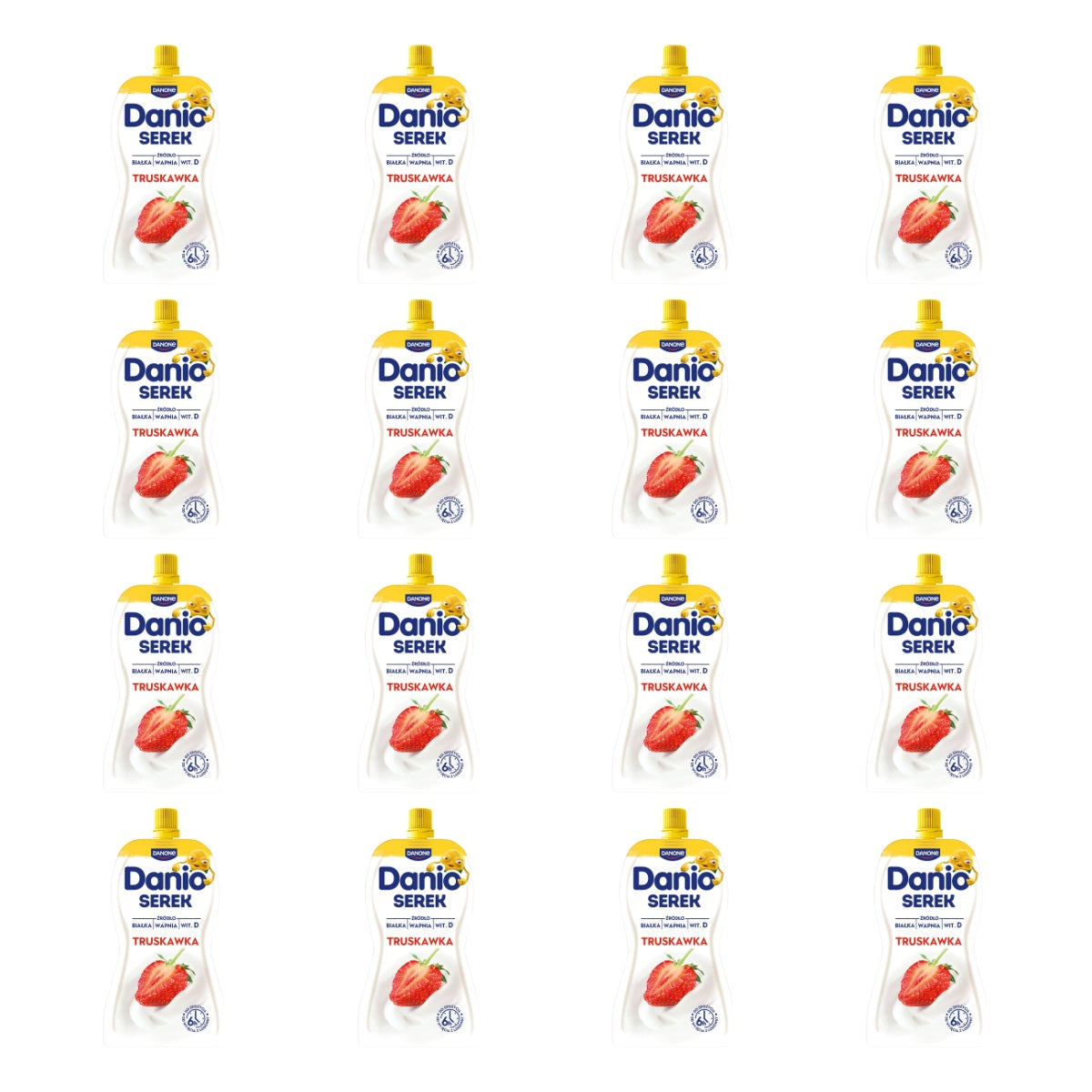 DANONE - DANIO W SASZETCE TRUSKAWKA 120G