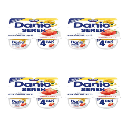 DANIO - SEREK TRUSKAWKOWY 4X130G