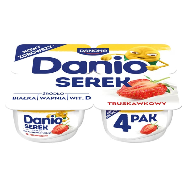 DANIO - SEREK TRUSKAWKOWY 4X130G