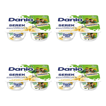 DANIO - SEREK WANILIOWY 4X130G