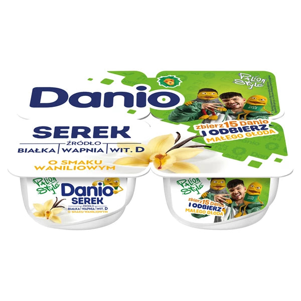DANIO - SEREK WANILIOWY 4X130G