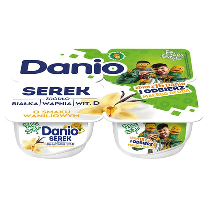 DANIO - SEREK WANILIOWY 4X130G