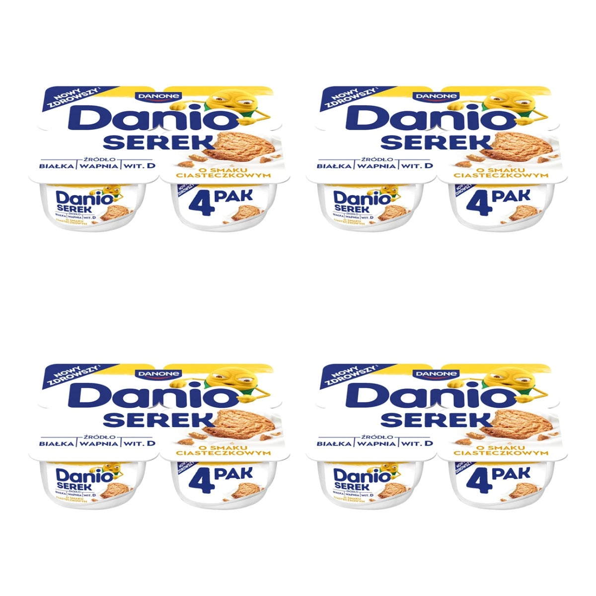 DANIO  - SEREK CIASTECZKOWY 4X130G