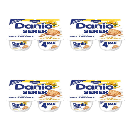DANIO  - SEREK CIASTECZKOWY 4X130G