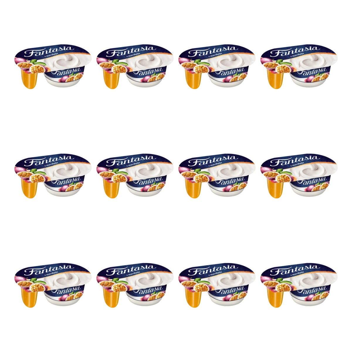 DANONE - JOGURT FANTASIA KREMOWY Z MARAKUJĄ 118G