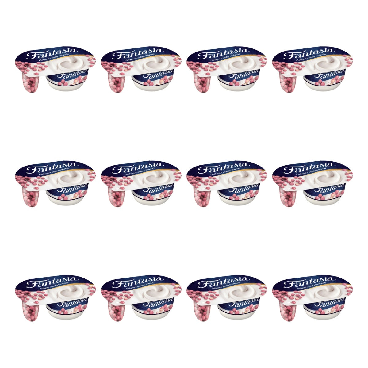 DANONE - JOGURT FANTASIA KULKI TRUSKAWKOWE 100G
