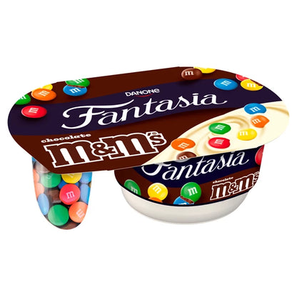 DANONE -  JOGURT FANTASIA WANILIOWY Z DRAŻETKAMI M&M'S 120G
