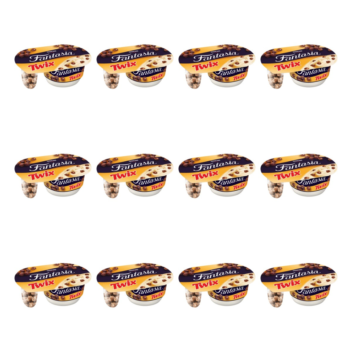 DANONE - JOGURT FANTYASIA KARMEL Z CIASTECZKAMI TWIX 120G