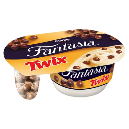 DANONE - JOGURT FANTYASIA KARMEL Z CIASTECZKAMI TWIX 120G