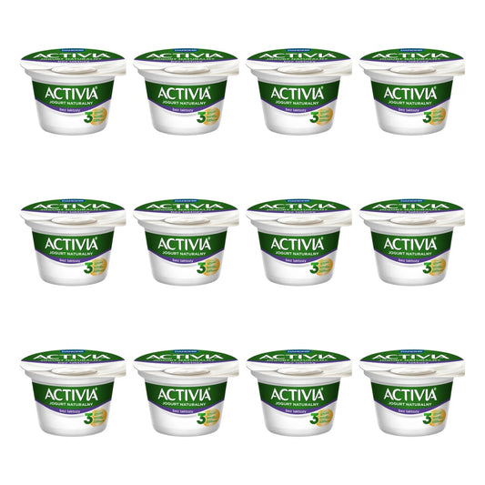 DANONE - JOGURT ACTIVIA NATURALNA BEZ LAKTOZY 165G
