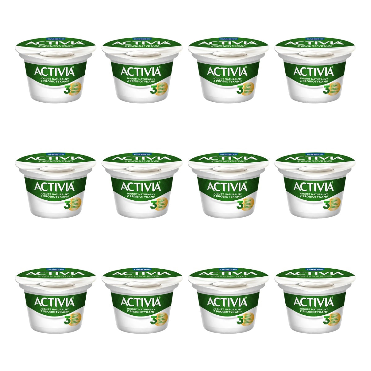 DANONE - JOGURT ACTIVIA NATURALNA Z PRIOBIOTYKAMI 165G