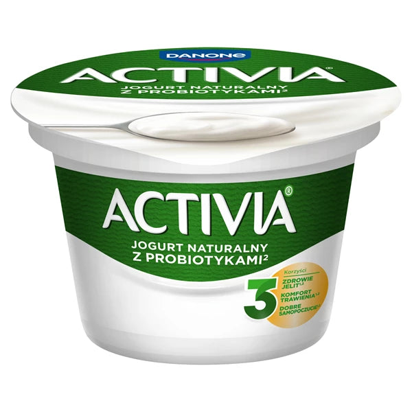 DANONE - JOGURT ACTIVIA NATURALNA Z PRIOBIOTYKAMI 165G