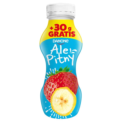 DANONE - ALE PITNY W BUTELCE BANAN/TRUSKAWKA 270G+30G GRATIS
