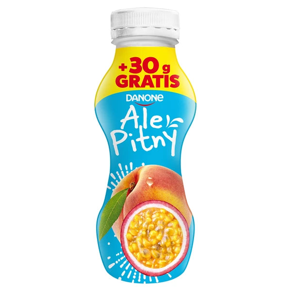 DANONE - ALE PITNY W BUTELCE BRZOSKWINIA/MARAKUJA 270G+30G G